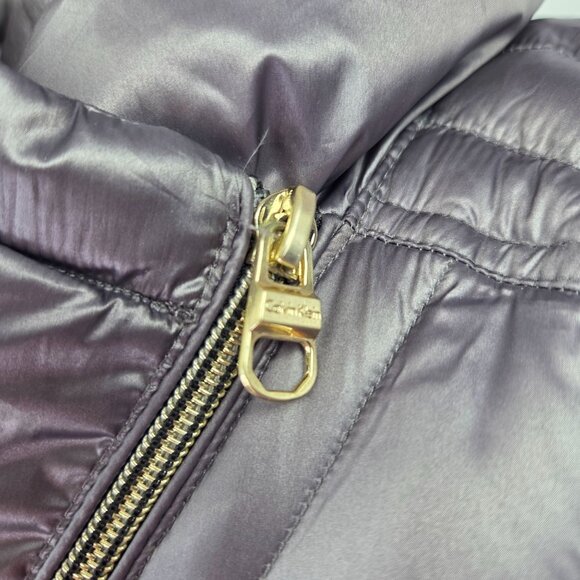 Calvin Klein Performance Down Filled Puffer Vest Gray Size XL - Picture 7 of 15